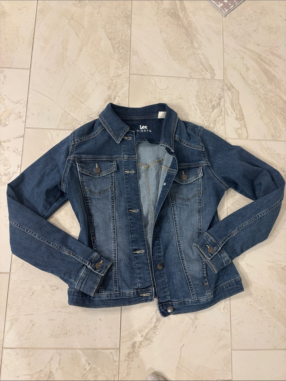 Lee Women's Medium Dark Blue Denim Jacket